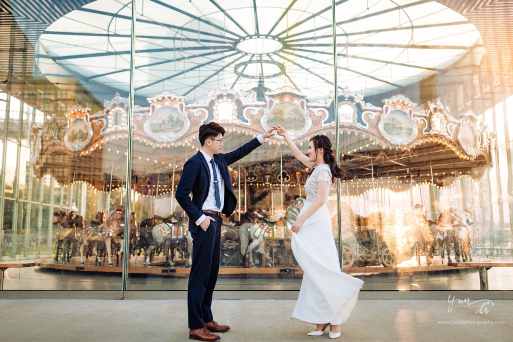纽约布鲁克林dumbo婚纱照-纽约婚纱照-Yun Li Photography