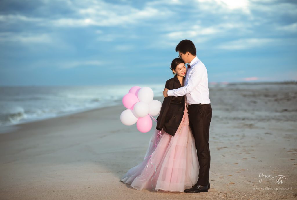 长岛Jones Beach婚纱照-Yun Li Photography