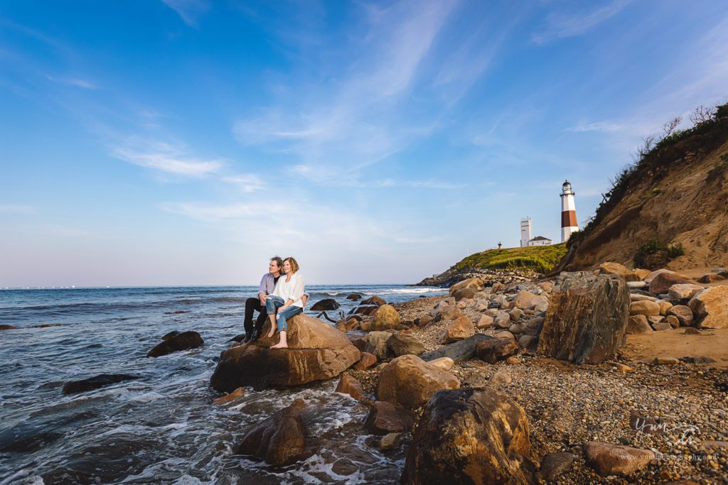 Engagement Session in Montauk Point State Park-Long Island Wedding Photographer-Yun Li Photography