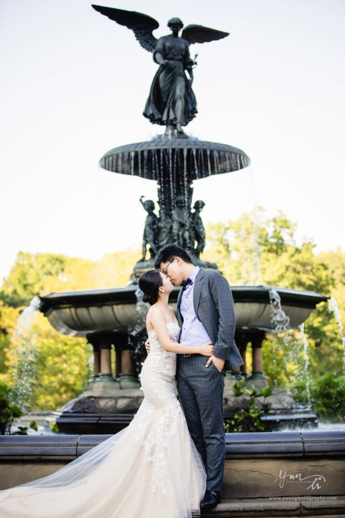 纽约中央公园婚纱照-Yun Li Photography