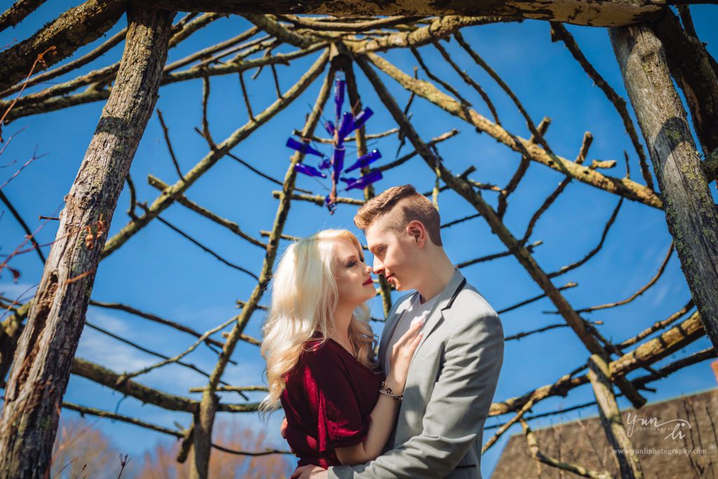 Engagement Session at Peconic River Herb Farm-Yun Li Photography