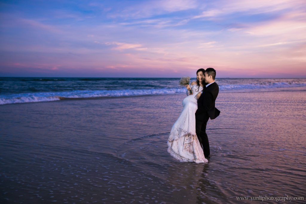 长岛Jone's Beach婚纱照纽约婚纱照-Jones Beach Pre-Wedding Session-Long Island Wedding Photographer