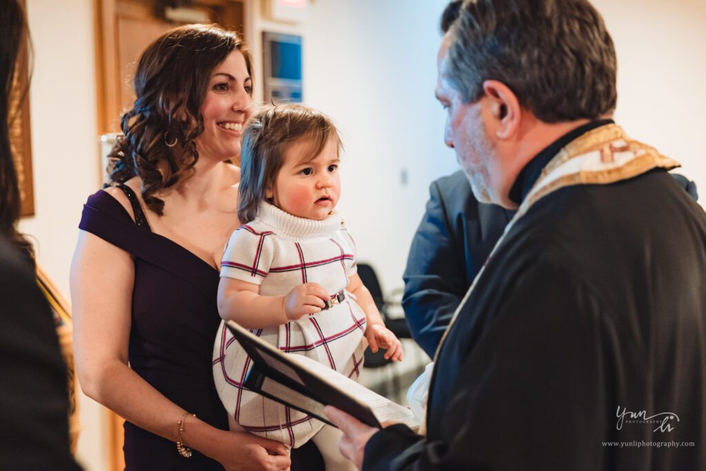 Long Island Baptism Photography St. John's Greek Orthodox Church