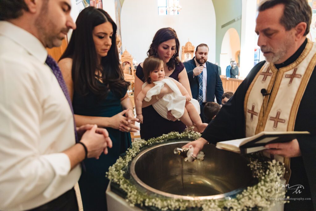 Long Island Baptism Photography St. John's Greek Orthodox Church