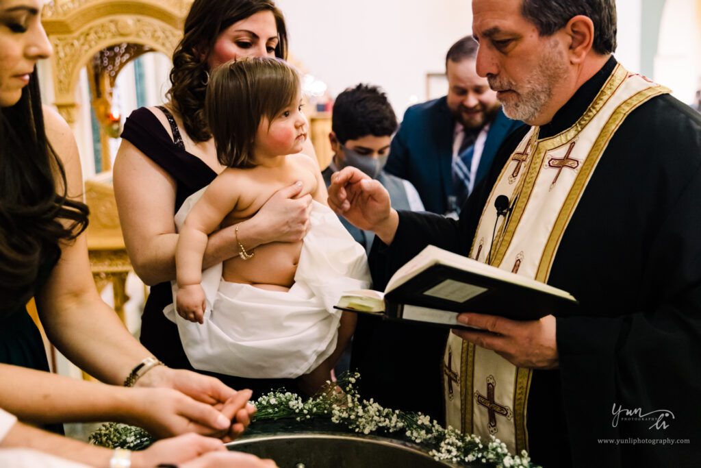 Long Island Baptism Photography St. John's Greek Orthodox Church