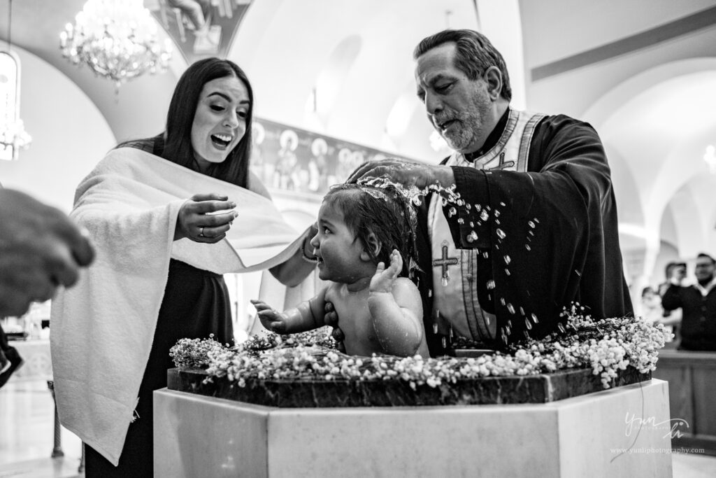 Long Island Baptism Photography St. John's Greek Orthodox Church