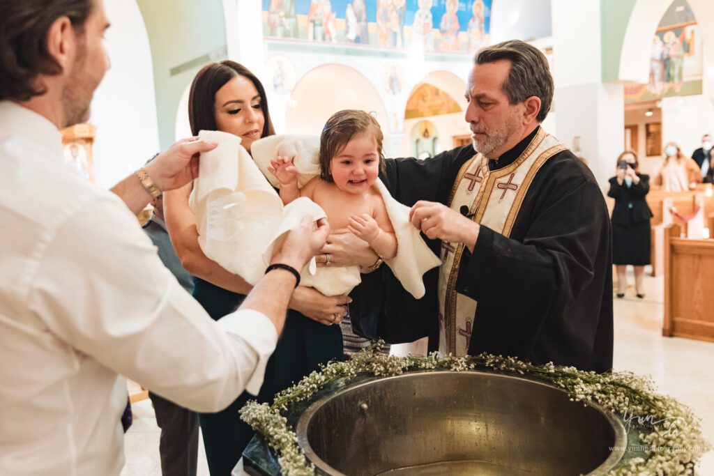 Long Island Baptism Photography St. John's Greek Orthodox Church