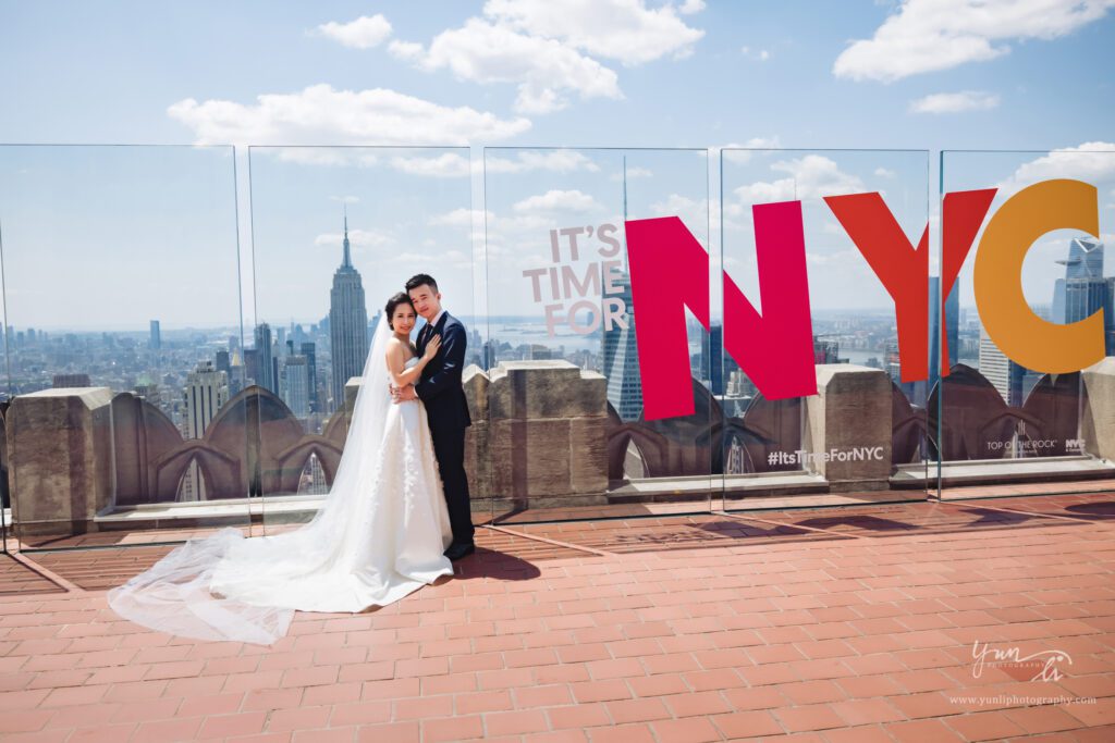 Pre-wedding at Top of the Rock-Long Island Wedding Photographer 纽约洛克菲勒中心婚纱照