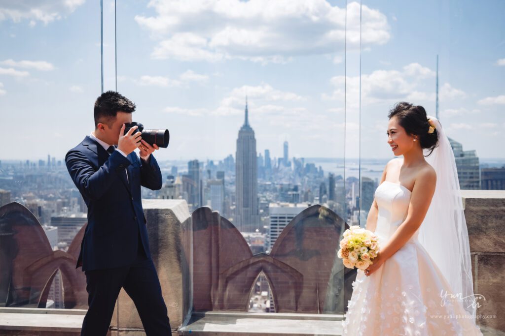Pre-wedding at Top of the Rock-Long Island Wedding Photographer 纽约洛克菲勒中心婚纱照