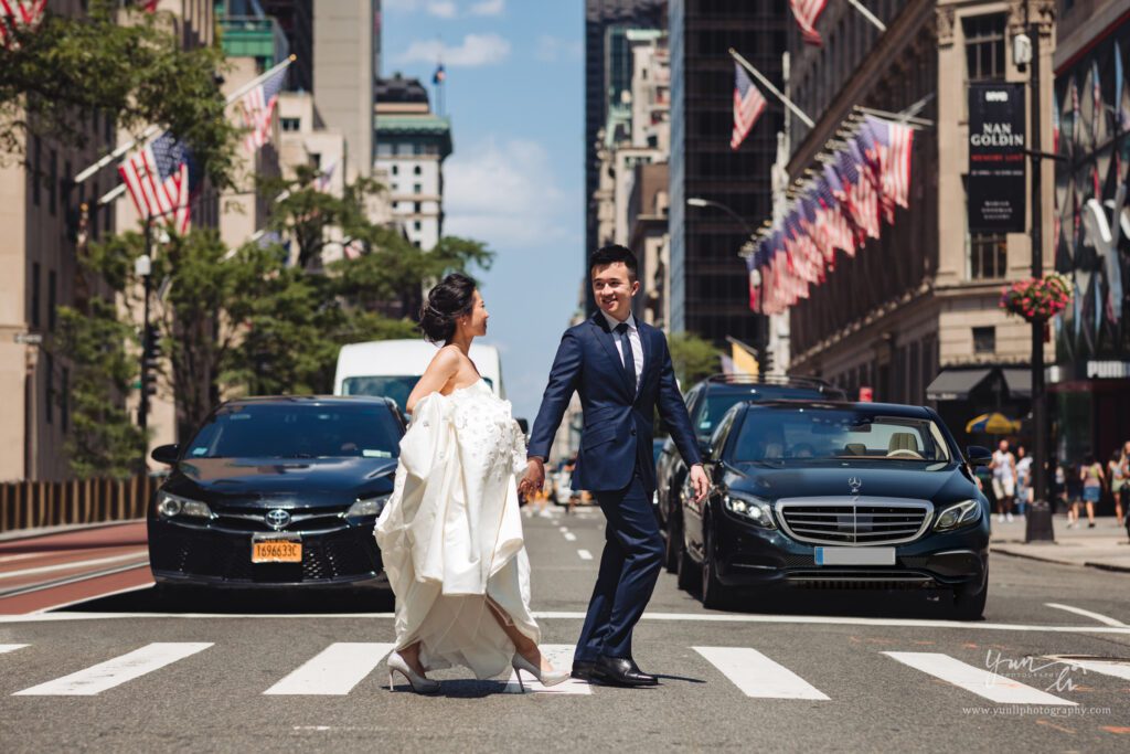 Pre-wedding Pictures at NYC street -Long Island Wedding Photographer 纽约婚纱照/情侣照