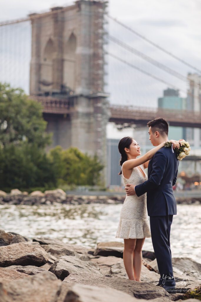 纽约Dumbo婚纱照 Long Island Wedding Photographer-Engagement Picture in Dumbo Brooklyn - Yun Li Photography