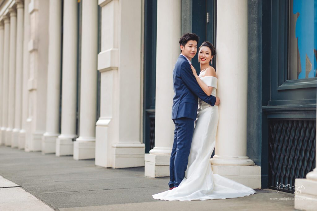 纽约曼哈顿soho婚纱照-纽约婚纱照-Yun Li Photography