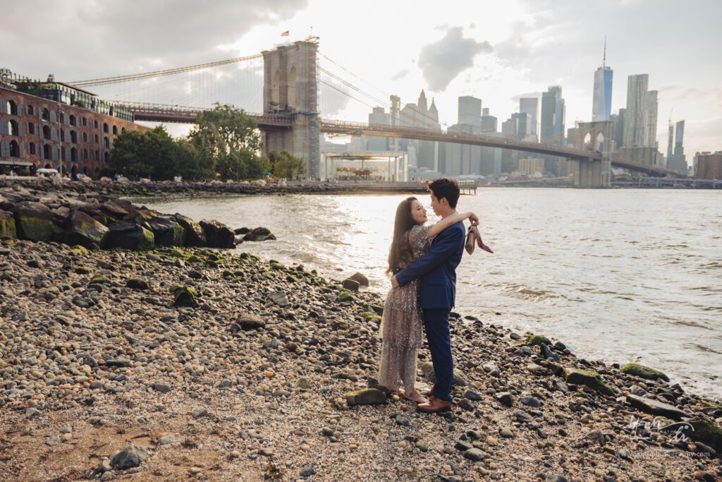 纽约Dumbo婚纱照 Long Island Wedding Photographer-Engagement Picture in Dumbo Brooklyn - Yun Li Photography