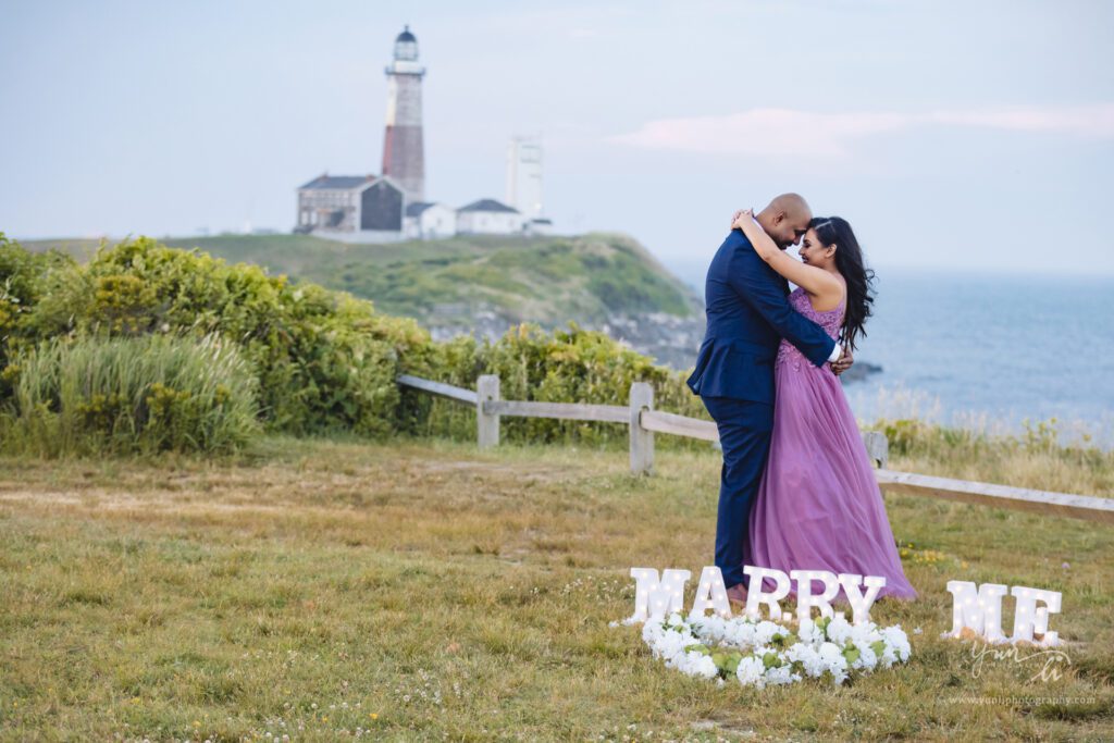 Engagement Surprise Marriage Proposal in Montauk - Long Island Wedding Photographer - Yun Li Photography