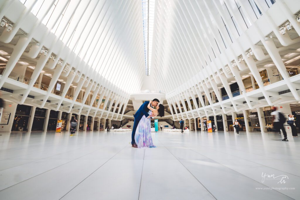 World Trade Center Oculus Station Engagement Session - New York Wedding Photographer