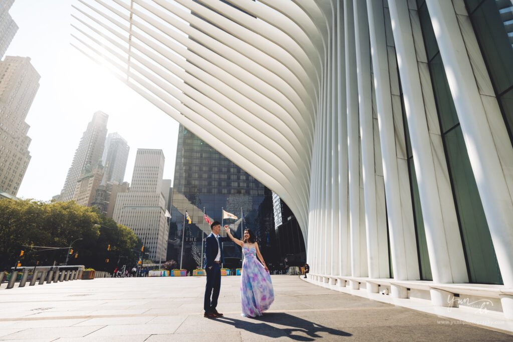 World Trade Center Oculus Station Engagement Session - New York Wedding Photographer