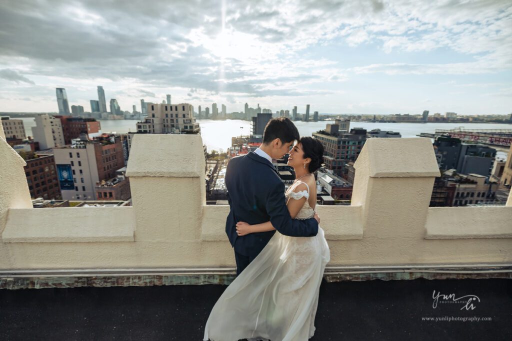 Wedding at Tribeca Rooftop 360 - New York Wedding Photographer - Yun Li Photography