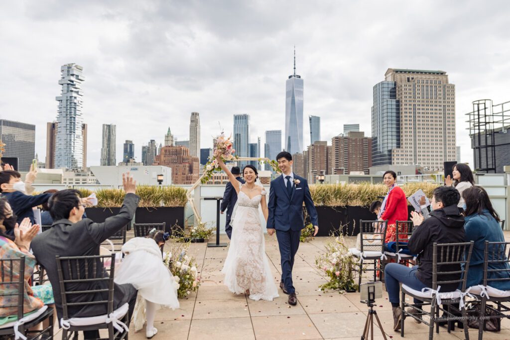 Wedding at Tribeca Rooftop 360 - New York Wedding Photographer - Yun Li Photography