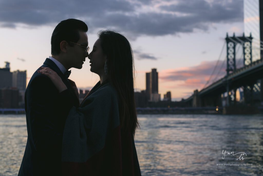 Surprise Marriage Proposal at Dumbo Brooklyn New York - Long Island Wedding Photographer