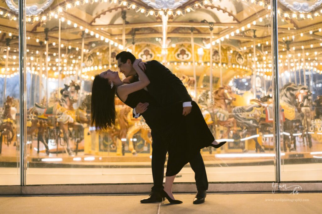 Surprise Marriage Proposal at Dumbo Brooklyn New York - Long Island Wedding Photographer