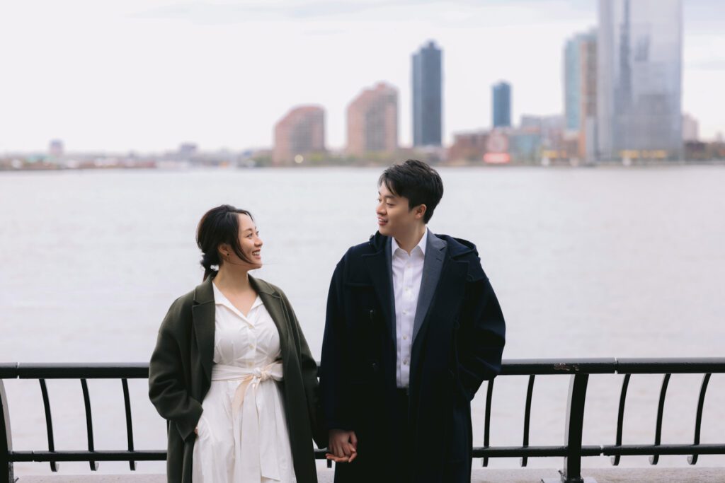 Engagement Picture at Battery Park Manhattan New York