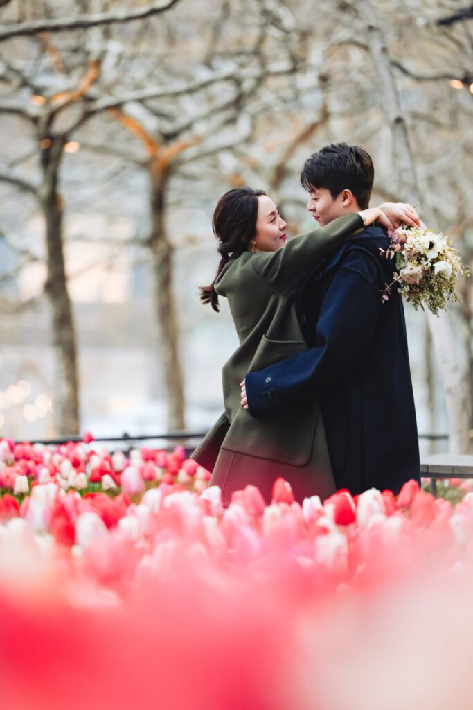 Engagement Picture at Battery Park Manhattan New York