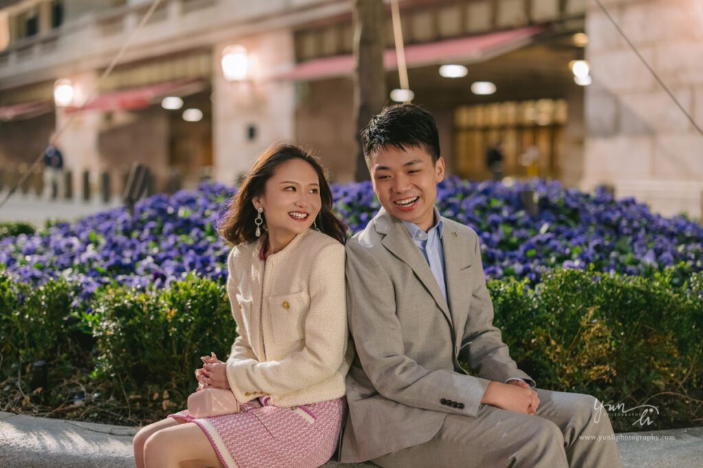 surprise marriage proposal at Time Square engagement pictures - New York Wedding Photographer
