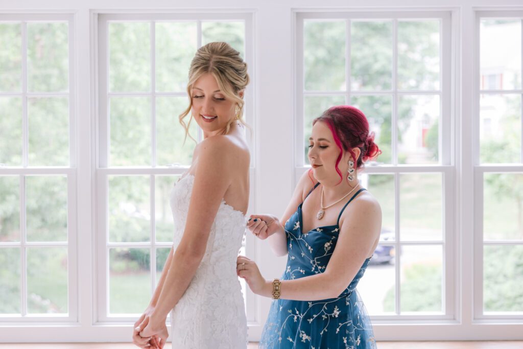 Bride getting ready - Long Island Wedding Photographer - Yun Li Photography