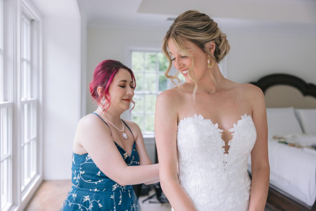 Bride Getting Ready - Long Island Wedding Photography - Yun Li Photography