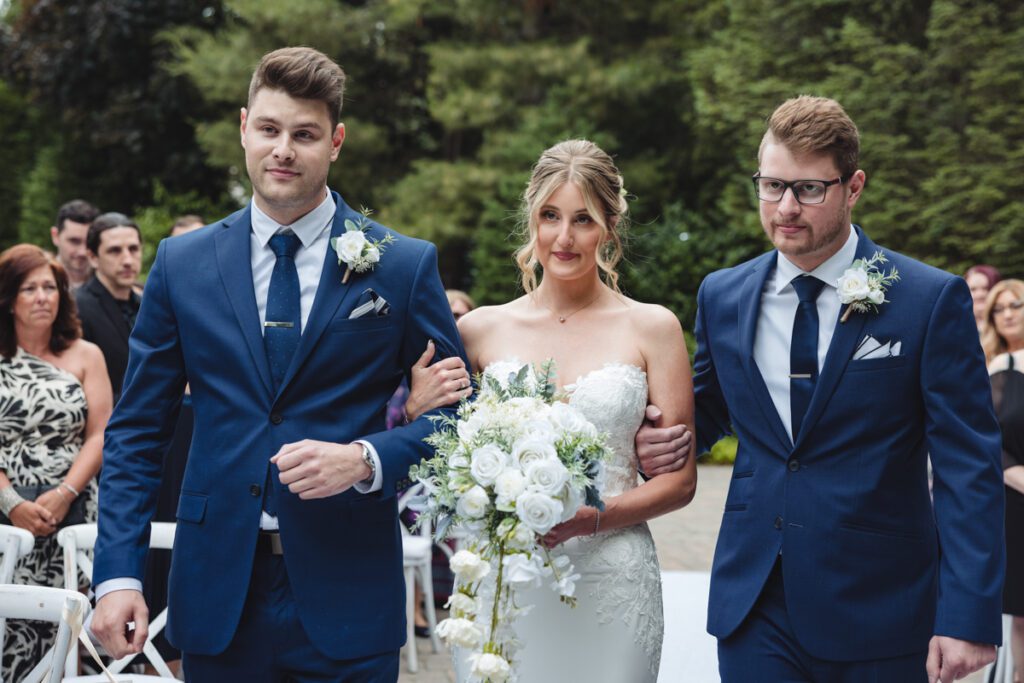 Backyard Wedding Ceremony - Long Island Wedding Photography - Yun Li Photography