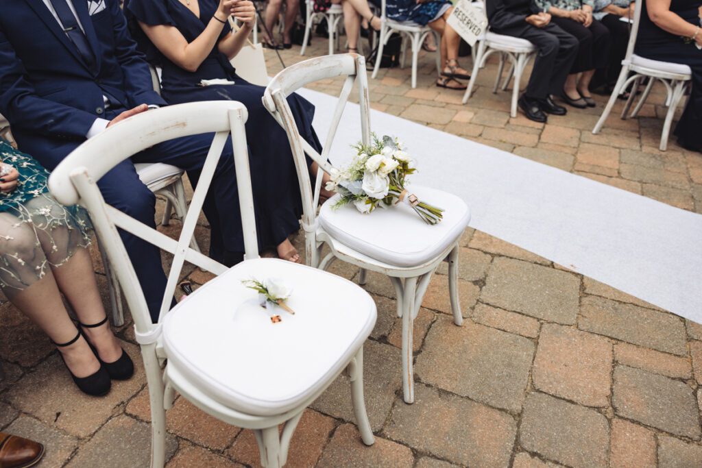 Backyard Wedding Ceremony - Long Island Wedding Photography - Yun Li Photography