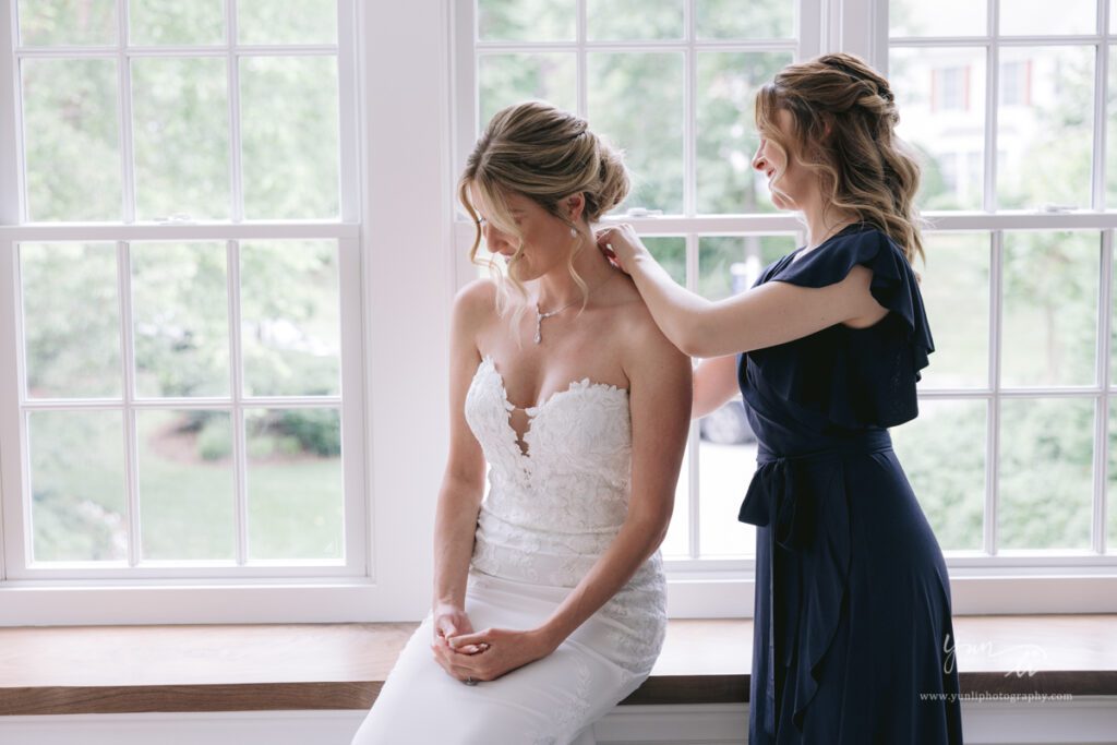 Bride Getting ready - Long Island Wedding Photographer -Yun Li Photography