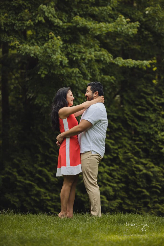 At Home Lifestyle Engagement Picture - Long Island Wedding Photographer - Yun Li Photography
