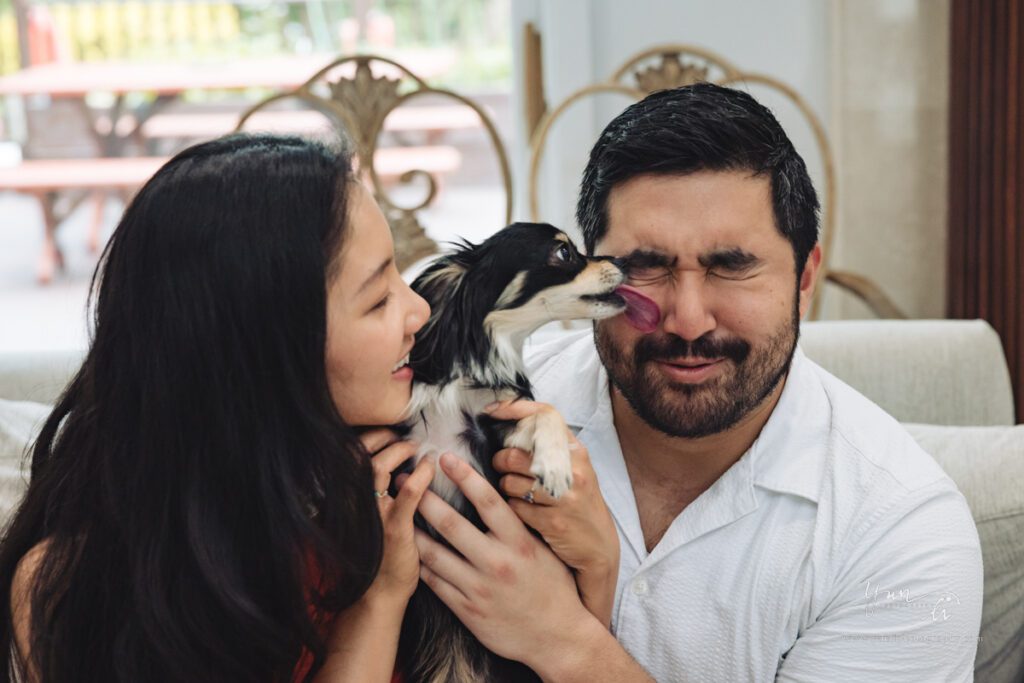 At Home Lifestyle Engagement Picture - Long Island Wedding Photographer - Yun Li Photography