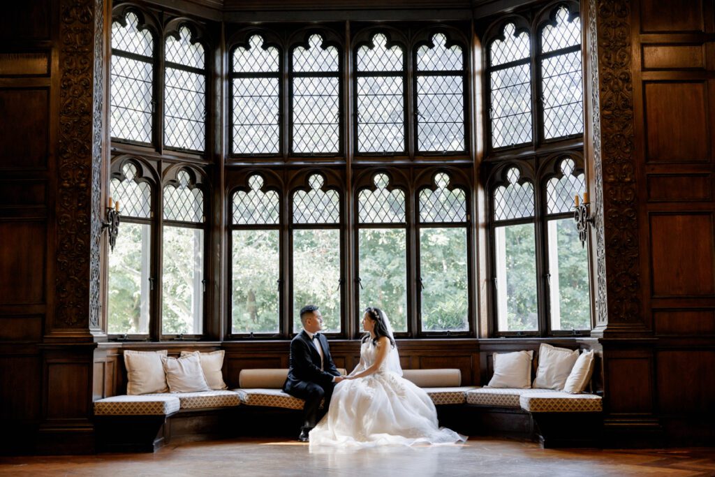 Pre-wedding photo session at Sand's Point Preserve - Long Island Wedding Photographer - Yun Li Photography