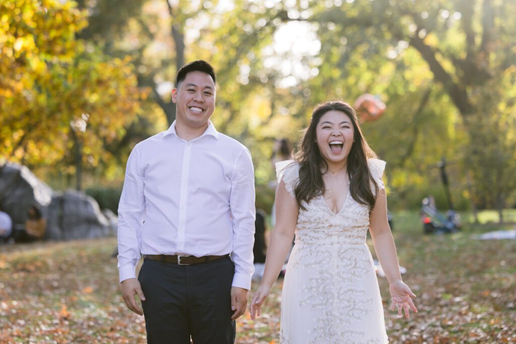 Engagement Pictures at Central Park - Long Island Wedding Photographer - Yun Li Photography