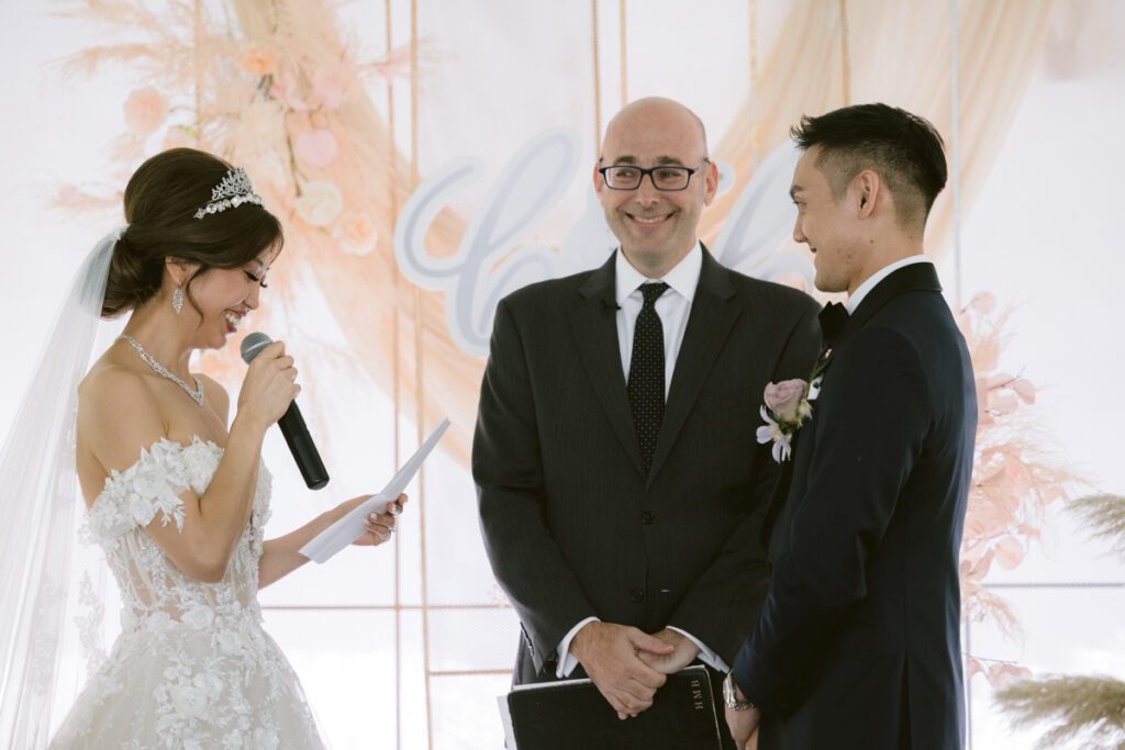 Long Island Backyard Wedding Ceremony - Long Island Wedding Photographer