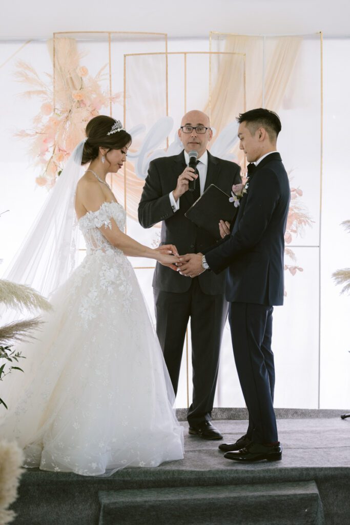 Long Island Backyard Wedding Ceremony - Long Island Wedding Photographer