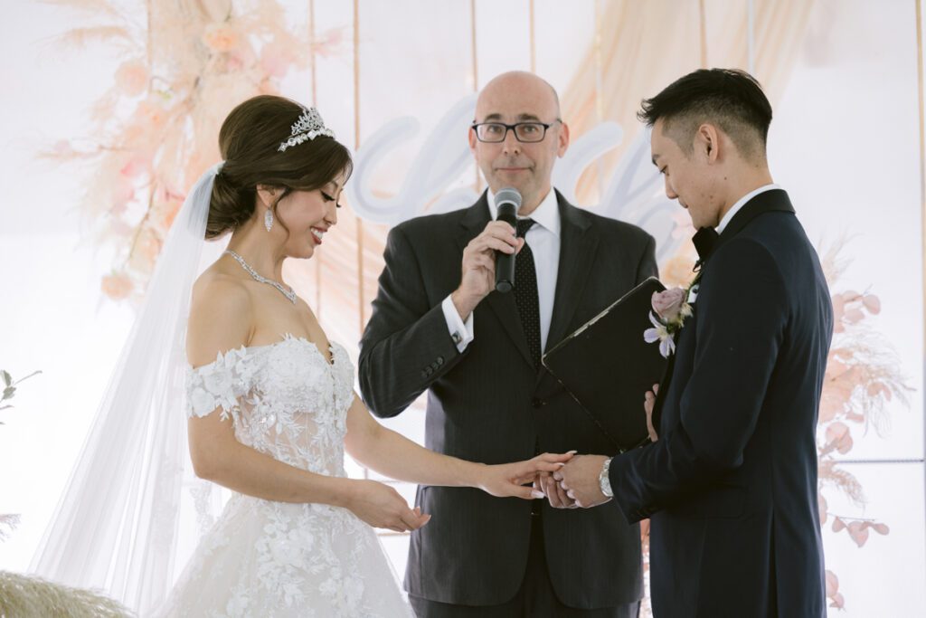 Long Island Backyard Wedding Ceremony - Long Island Wedding Photographer