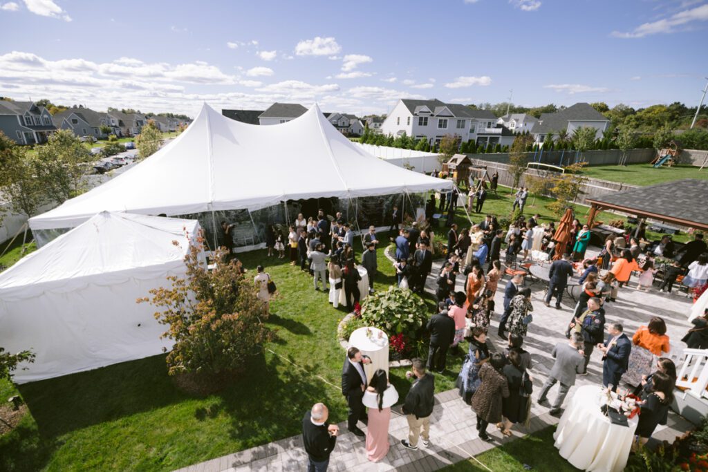 Long Island Backyard Wedding Ceremony - Long Island Wedding Photographer