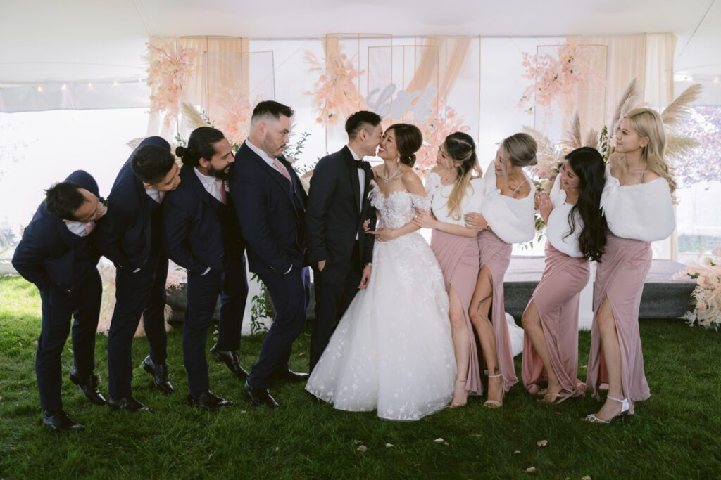 Long Island Backyard Wedding Ceremony - Long Island Wedding Photographer