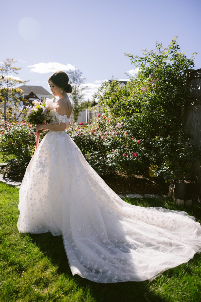 Long Island Backyard Wedding Ceremony - Long Island Wedding Photographer