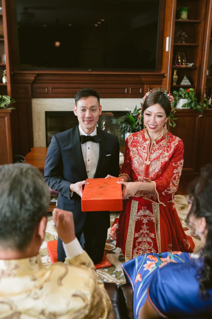 Chinese traditional tea ceremony - Long Island Wedding Photographer