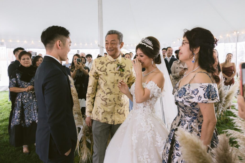 Long Island Backyard Wedding Ceremony - Long Island Wedding Photographer
