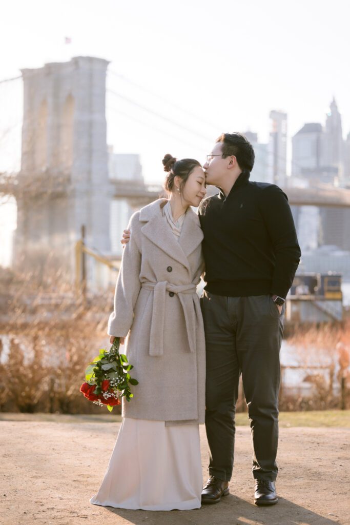 Surprise Marriage Proposal/Engagement in Dumbo, Brooklyn, New York - Long Island Wedding Photographer