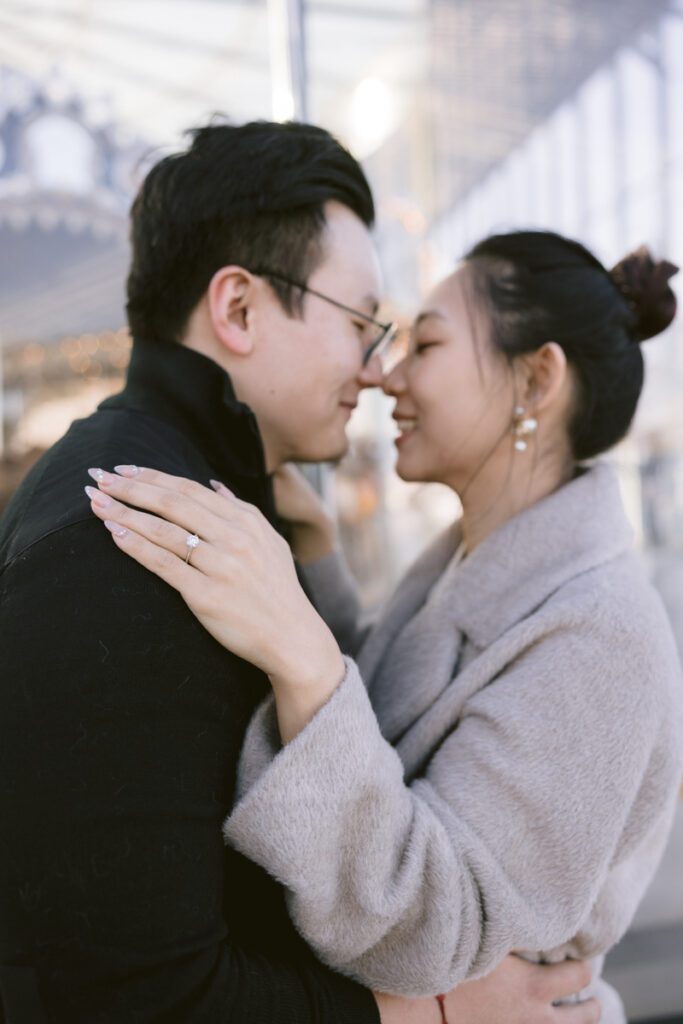 Surprise Marriage Proposal/Engagement in Dumbo, Brooklyn, New York - Long Island Wedding Photographer