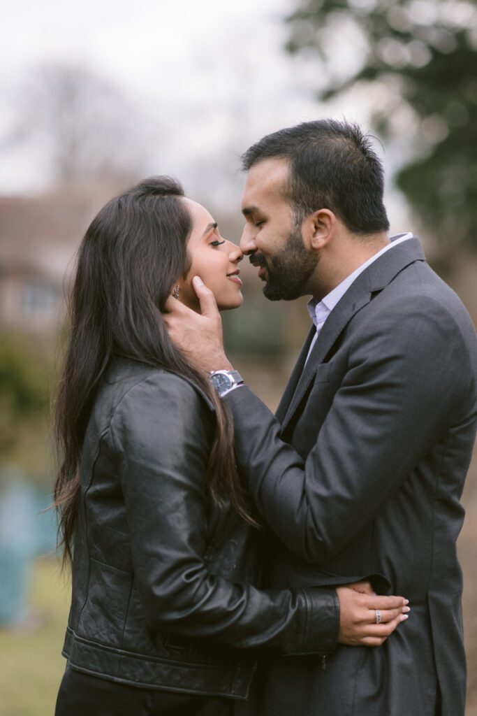 Surprise proposal/Engagement picture at Planting Fields - Long Island Wedding Photographer