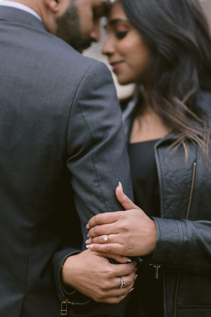 Surprise proposal/Engagement picture at Planting Fields - Long Island Wedding Photographer