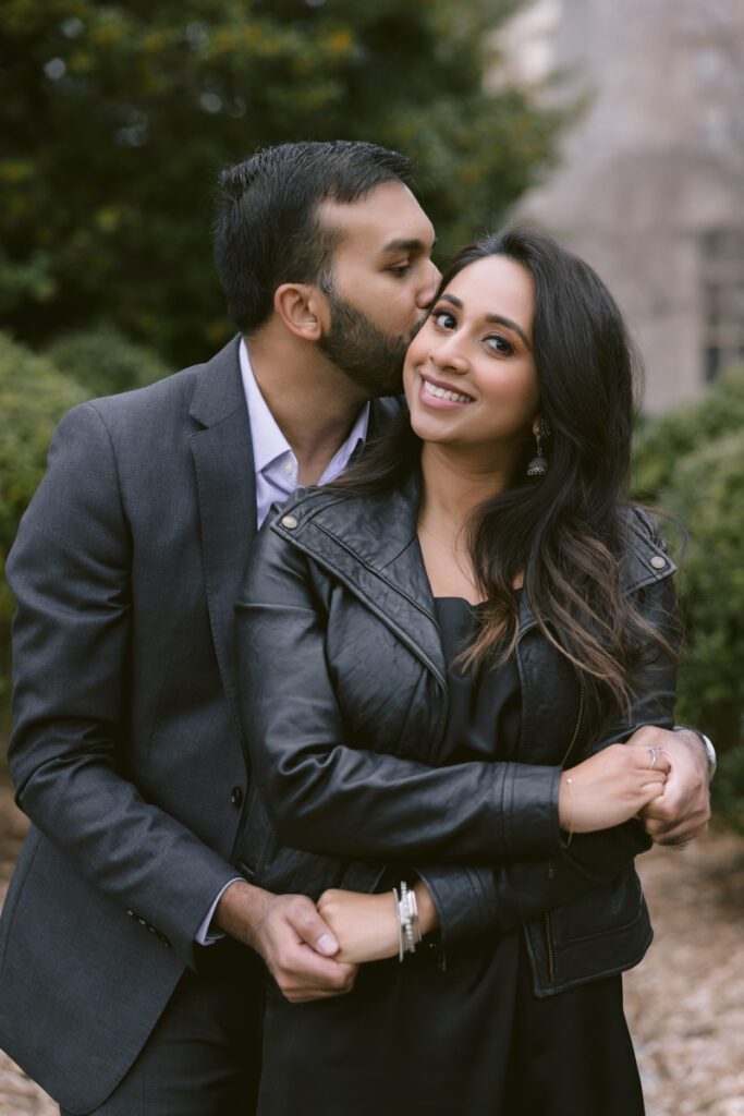 Surprise proposal/Engagement picture at Planting Fields - Long Island Wedding Photographer