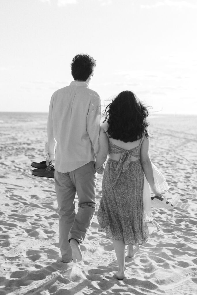 Engagement Picture at Long Beach New York - Long Island Wedding Photographer